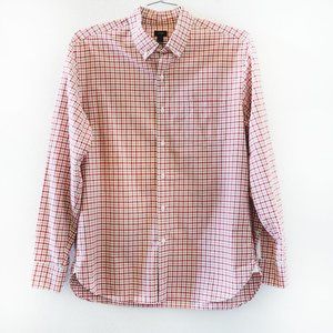 J. Crew  100% Cotton Mens Button Down Dress Shirt